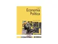 Portada del libro "Economía Política" de Juan Torres López, con un león de piedra y billetes de euro.