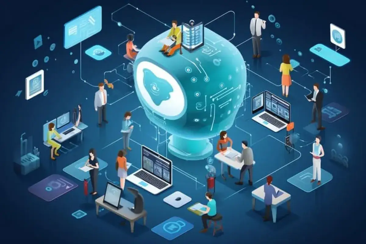 Personas aprendiendo en un curso de especializaci&oacute;n en inteligencia artificial y big data online.